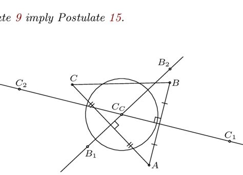 Axiom 1 And Postulate 9 Imply Postulate 15 Download Scientific Diagram