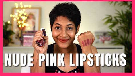 Best Pink Nude Lipsticks AparnasFAB5 JoyGeeks YouTube