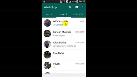 How To View Chat History In Whatsapp Youtube