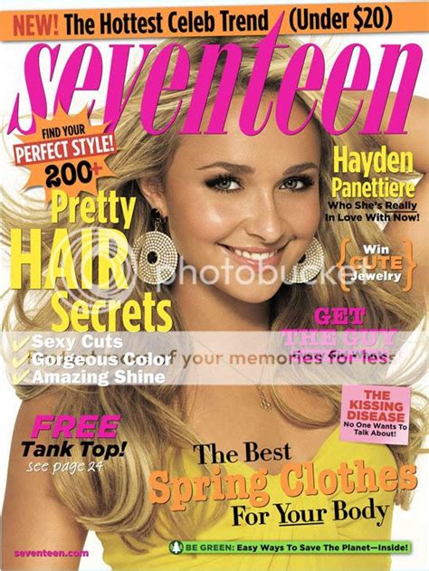 Hayden Panettiere In Seventeen Magazine April Issue Mind Relaxing Ideas