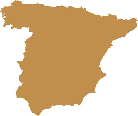 Dibujos De Geografia De Mapa En Blanco De Espana Mapa Png Clipart