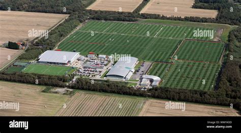 Aerial View Of The Aon Training Complex Manchester United Carrington