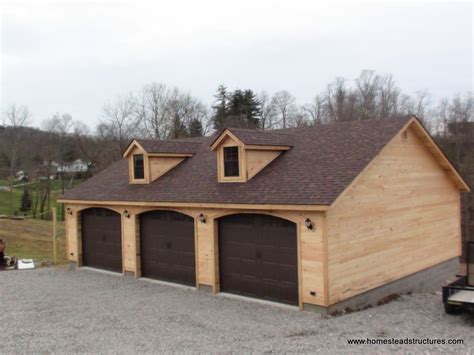 Custom Garages 3 Car Garages Garage Builders Homestead Structures