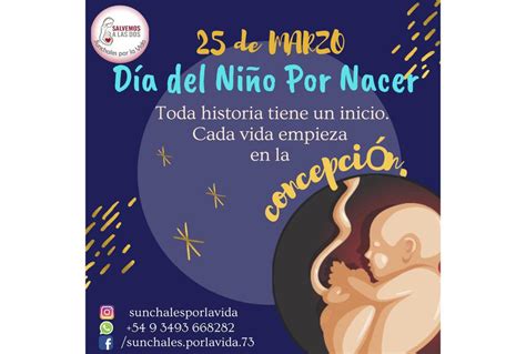 25 De Marzo Día Del Niño Por Nacer