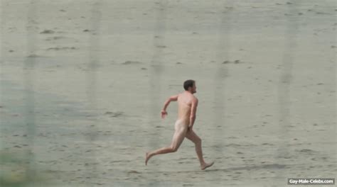 Sam Heughan Shakes His Naked Ass While Running The Men Men