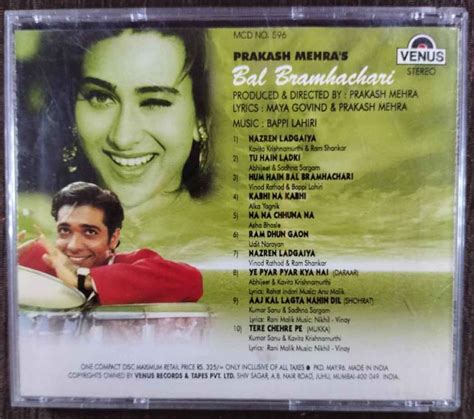 Bal Bramhachari 1996 Bappi Lahiri Pre Owned Venus Audio Cd