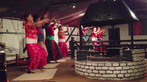 nepali traditional dance in the restaurant in kathmandu youtube