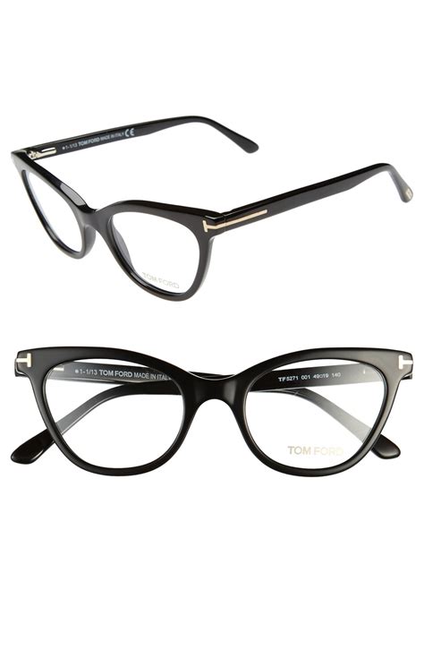 tom ford 49mm cat eye optical glasses online only nordstrom