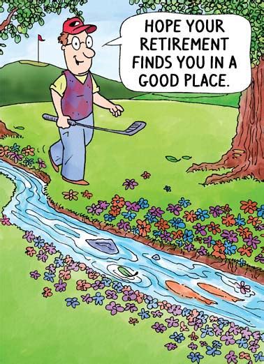 Retirement Cards Golf Funny Cards Free Postage Included