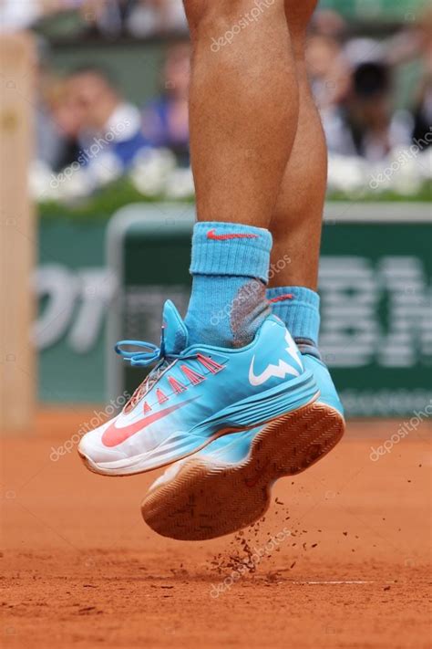 Fourteen Times Grand Slam Champion Rafael Nadal Wears Custom Nike