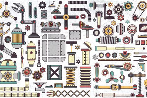 Machine Parts Bundle By Agor2012