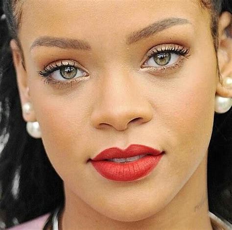 Rihannas Eyes And Lipsjust Beautiful Rihanna Fenty Beauty