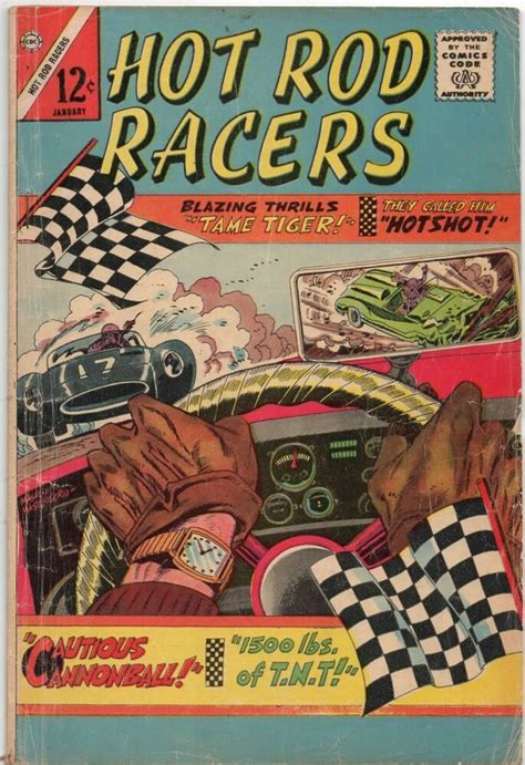 Hot Rod Racers Comic Book Vol1 No 7 January 1966 Ebay Comics