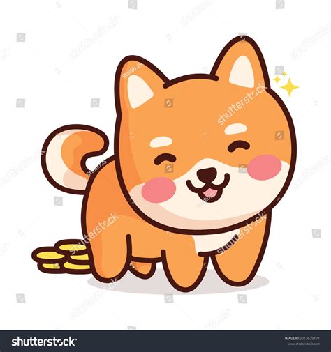Cute Shiba Inu Vector Design Doge Stock Vector Royalty Free