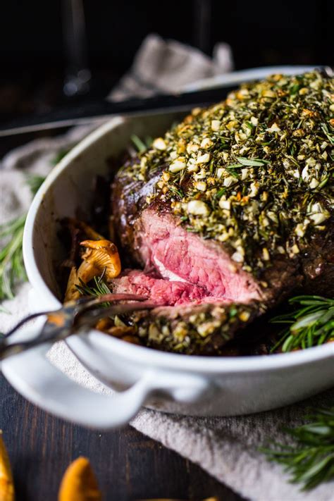 You can serve it simply over a bed or fluffy rice, or layer the tender beef onto warm rolls and serve with the luscious jus for dipping. Rosemary Garlic Beef Roast with Wild Mushrooms | Feasting ...