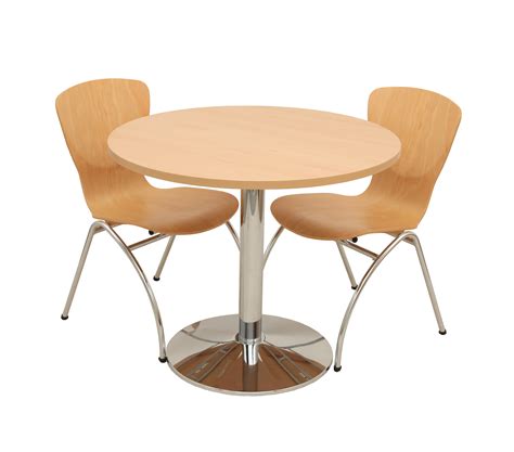 And, unlike metal dining chairs, they add a warmth to the space and a life that is almost imperceptible but still very real. Bistro Table | Table Top: 900mm Diameter x H765mm | BIS-9 ...