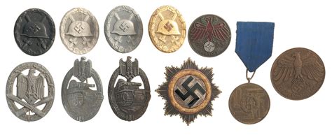 Grouping Of Nazi Medals And Badges Rock Island Auction