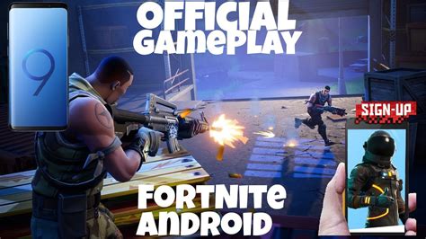 Official Fortnite Mobile Gameplay For Android Download Now Link Below