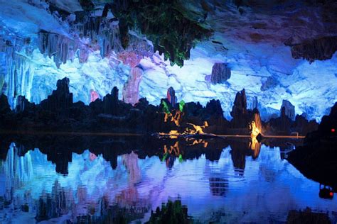 Colorful Reed Flute Cave In China Where The Spirits Live