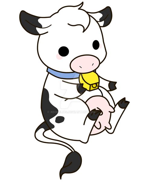 Cmsn Chibi Farm Cow Cow Drawing Cute Drawings Cow Art