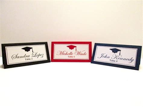 Graduation Place Cards Graduation Party Decorations High | Etsy