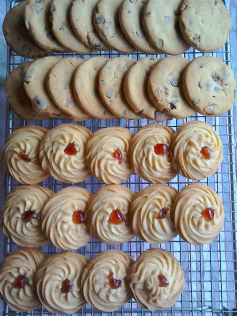 Some More Ideas For The Biscuit Tin Chocolate And Cherry Biscuits And Viennese Whirls British