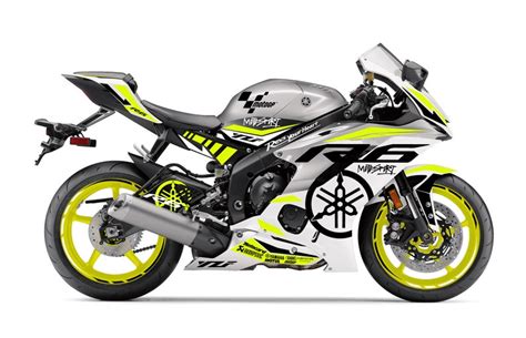 Full Graphic Vinyl Decals For Yamaha R6 2017 2020 Graphic Kit Etsy