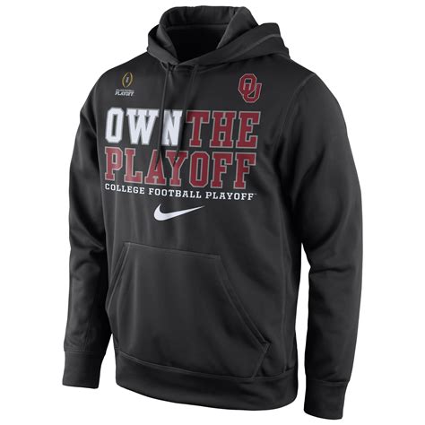 Nike Oklahoma Sooners Black 2016 College Football Playoff Bound Own The