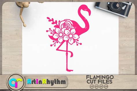 Floral Flamingo Svg Cut Files Tropical Summer Theme