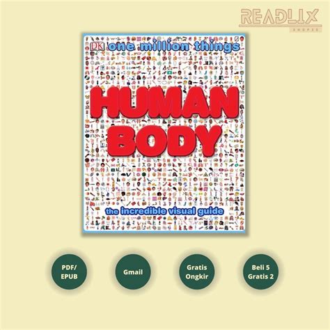 Jual One Million Things Human Body A Visual Encyclopedia Shopee