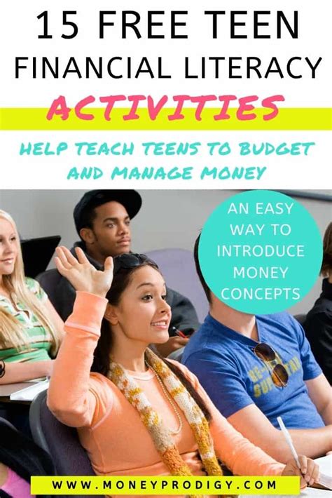 15 Financial Literacy Activities For High School Students Pdfs