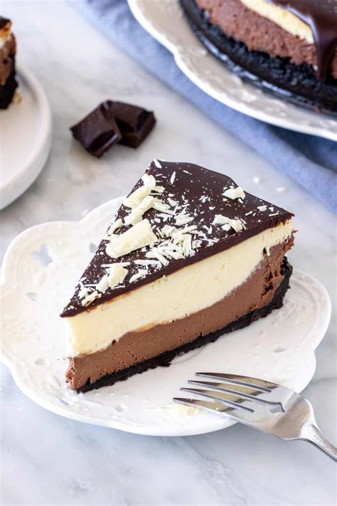Layered Chocolate Cheesecake Just So Tasty
