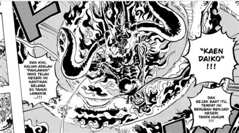 Spoiler Dan Link Baca Manga One Piece Kisah Masa Kecil Kaido Dan Kematian Kaido Semakin
