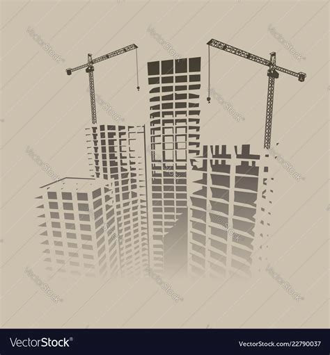 Construction Poster Royalty Free Vector Image Vectorstock