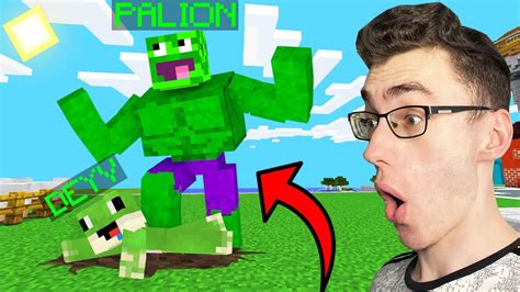Palion Zamieni Si W Hulka W Minecraft Szalone Youtube