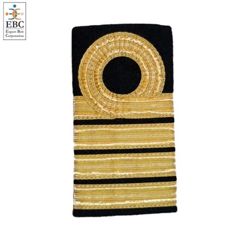Royal Navy Capt Captain Rank Insignia Shoulder Strap Board Epaulette