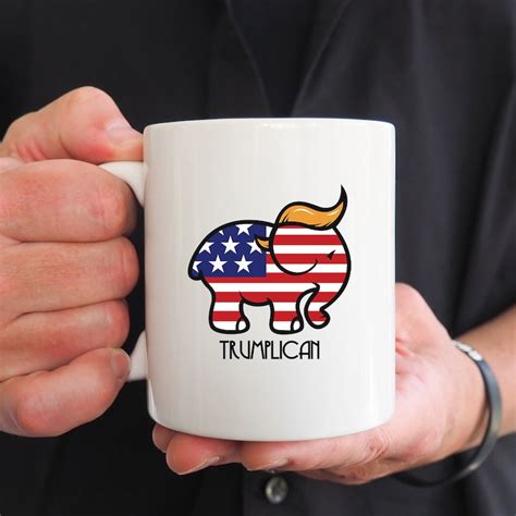 Trumplican Donald Trump Coffee Mug Funny Trump Ts Humor Etsy