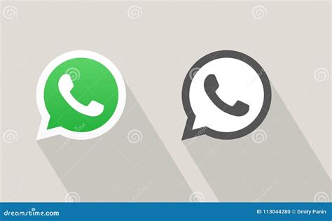 Whatsapp Messenger Call Vector Icon Editorial Image Illustration Of