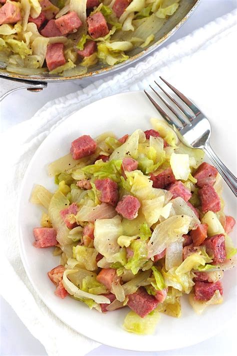 Saut Ed Ham And Cabbage Now Cook This