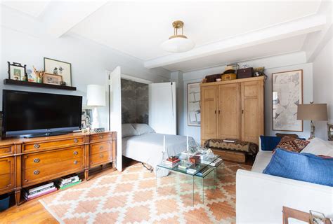 A Designers “antique Modern” Nyc Studio Apartment Living Room