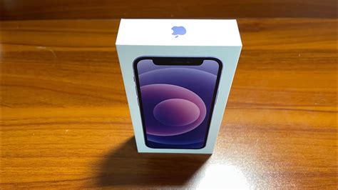 🟣 Apple Iphone 12 Mini 🟣 Purple 🟣 Unboxing Youtube
