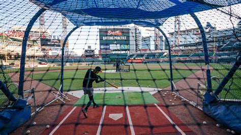 Batting Practice And Cages Atlanta Braves