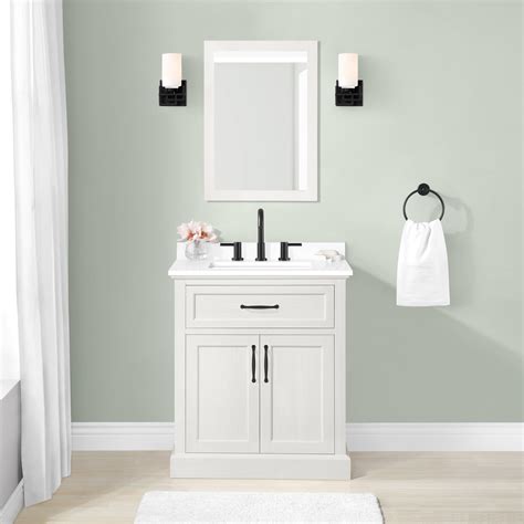 Small White Bathroom Vanity With Sink Rispa