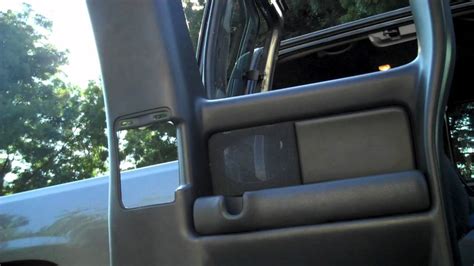 How To Take Off The Back Door Panel Of A 99 06 Chevy Silverado Youtube