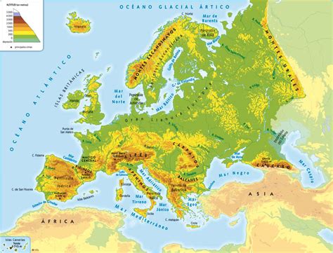 Mapa Del Relieve De Europa Images And Photos Finder