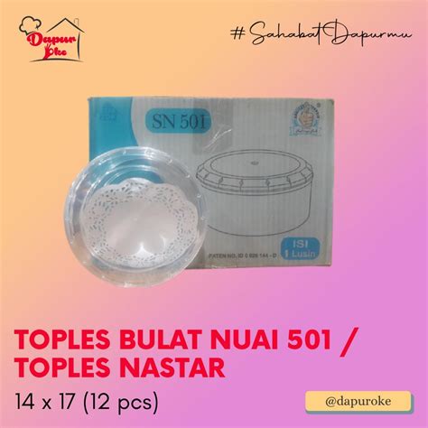 Jual Toples Bulat Nuai 501 12 Pcs Toples Nastar Kue Kering Shopee Indonesia