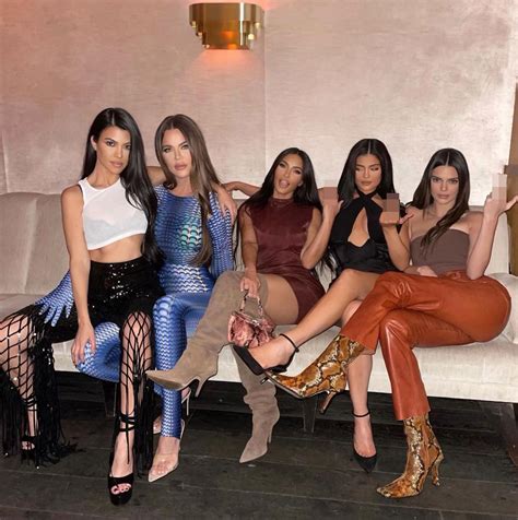 kim kardashian reunites with sisters khloe kourtney kendall and kylie jenner for glamorous