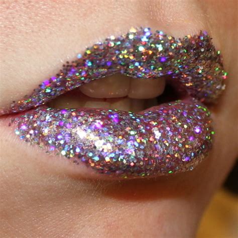 Girls Glitter Lips Glow Lipstick Mouth Image 271920 On