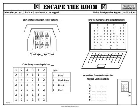 Free Printable Math Escape Room Pdf
