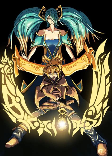 Ezreal And Sona By Artsed On Deviantart League Of Legends League